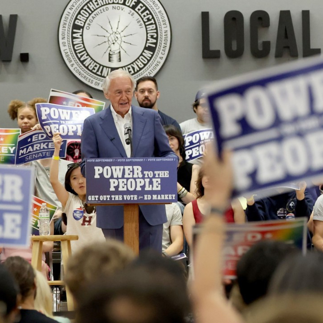 Sen. Ed Markey, 80, Declares His Victory Over Youth with a Side of Political Nostalgia